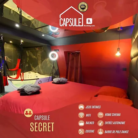 Capsule Secret - Jacuzzi - Netflix & Cinema - Jeux De Couple - Barre De Pole Dance